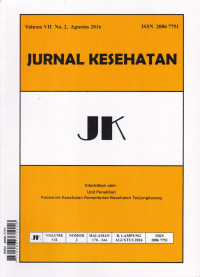 JURNAL KESEHATAN Volume VII No. 2, Agustus 2016