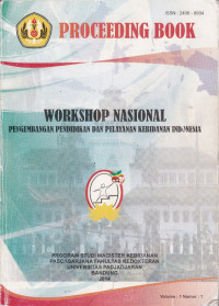 PROCEEDING BOOK : WORKSHOP NASIONAL PENGEMBANGAN PENDIDIKAN DAN PELAYANAN KEBIDANAN INDONESIA